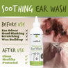 WuffStuff Natural Dog Ear Wash - 250ml - Soothes Itching, Irritation & Redness