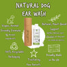 WuffStuff Natural Dog Ear Wash - 250ml - Soothes Itching, Irritation & Redness